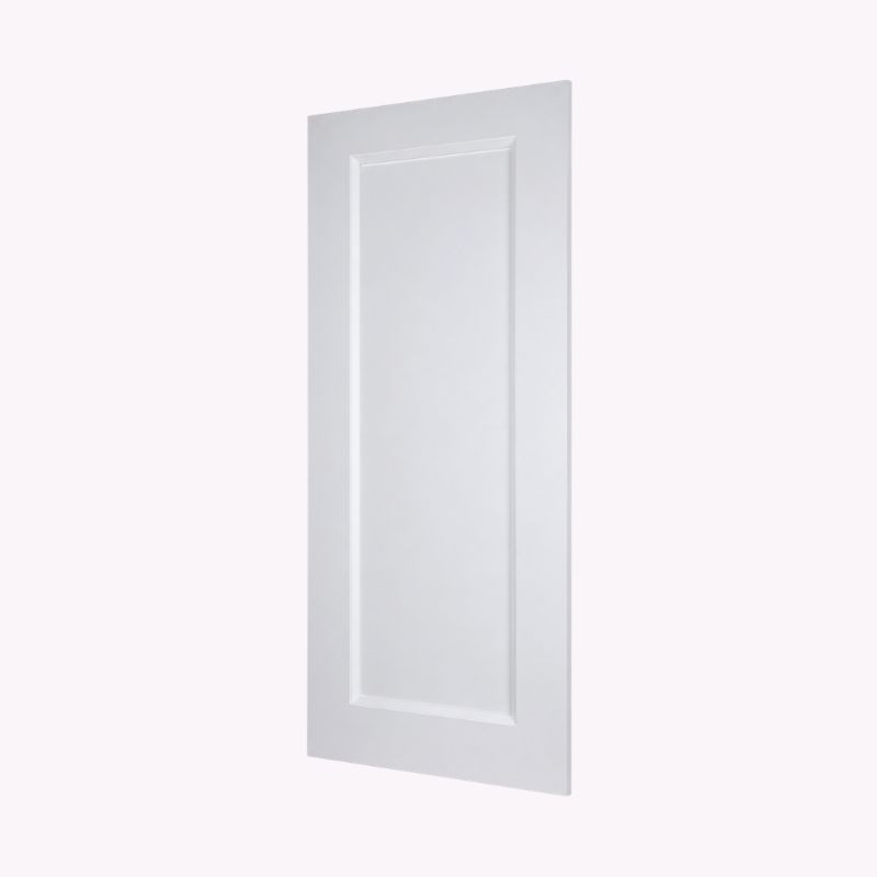 White Primed Bevelled Edge Shaker Door