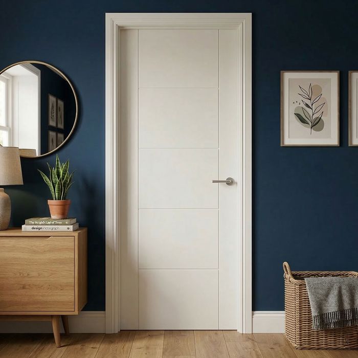 White Primed Grooved Door - Image 3