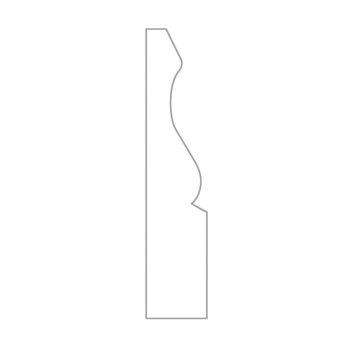 Primed Ogee Skirting - Image 3