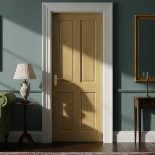 Oak 4 Panel Door
