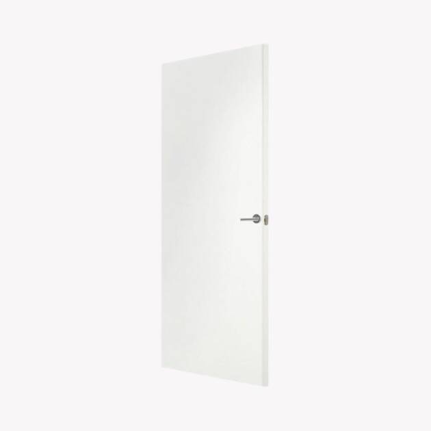 White Primed Flush Panel Door