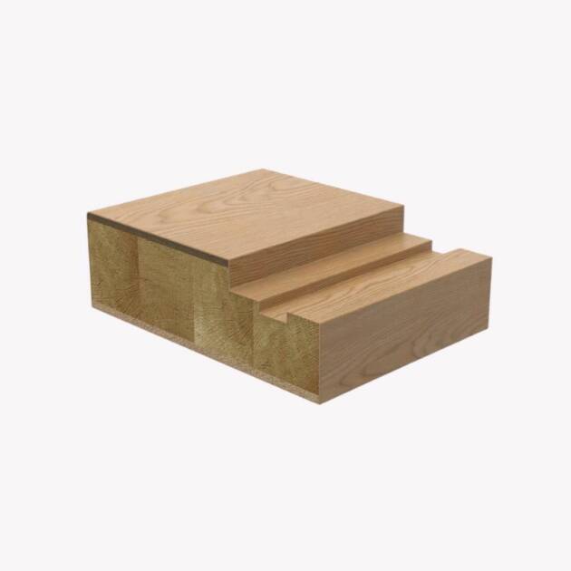 Fire Rated FD30 100mm Oak Rebated Door Frame