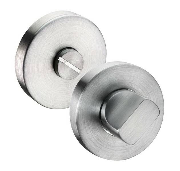 Satin Brass Bathroom Thumb Turn and Release 10mm