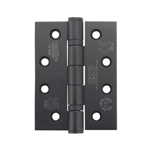Zoo Matt Black Grade 13 Ball Bearing Hinge